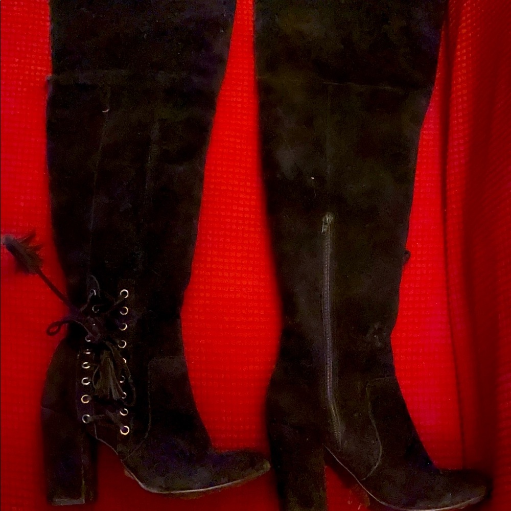 high heeled boots